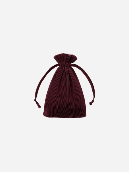 Baggu Pleated Baggu : Mahogany