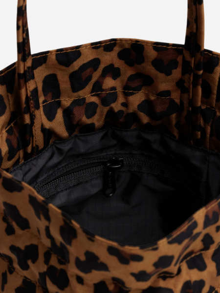 Baggu Nylon Drawstring Bag: Leopard
