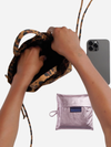 Baggu Nylon Drawstring Bag: 
Leopard