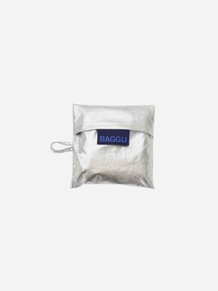 Baggu Baby Bag: Chrome Metallic