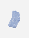 Baggu Crew Sock: Blue Star