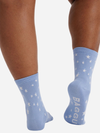 Baggu Crew Sock: Blue Star