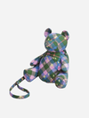 Baggu Bear Bag: Green Star Plaid