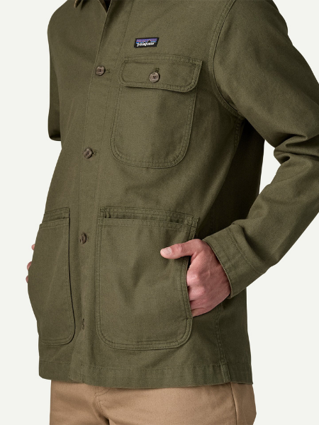 Men's Point Reyes Canvas Jacket : 
Basin Green