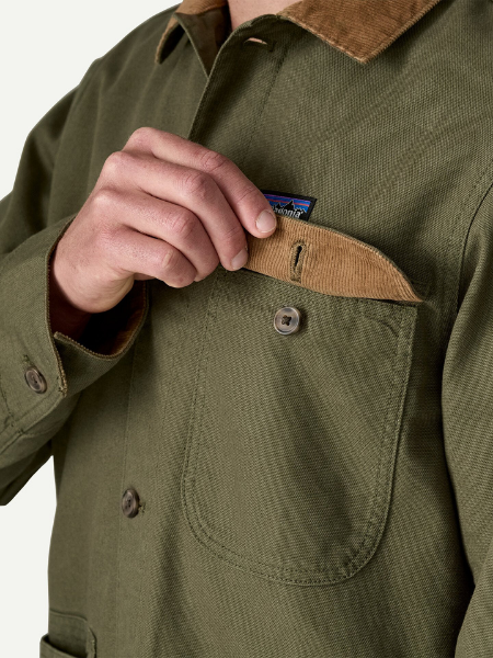 Men's Point Reyes Canvas Jacket : 
Basin Green