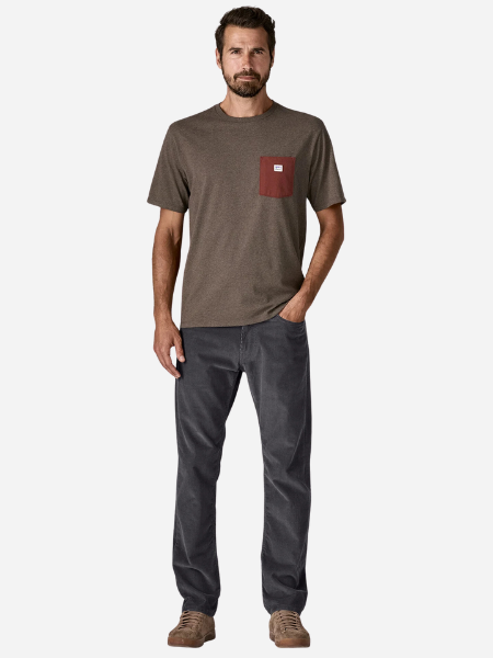 Patagonia Men's Organic Cotton Corduroy Jeans: Forge Grey