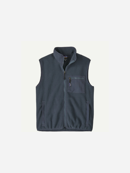 Patagonia Men's Synchilla Fleece Vest: Smolder Blue