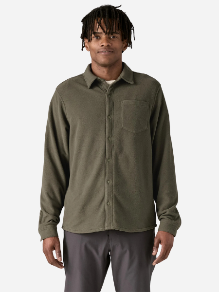 Patagonia Micro D Shirt - Basin Green - S - Men Patagonia Micro D Shirt - Basin Green - S - Men
