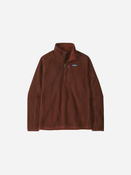 Patagonia Men's Better Sweater 1/4 Zip Fleece: Dried Vanilla 