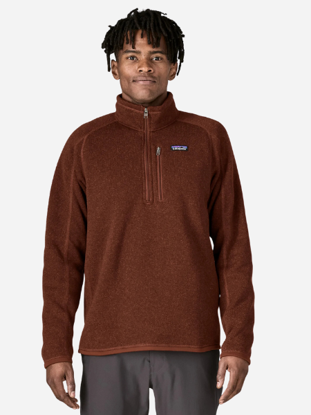 Patagonia Men's Better Sweater 1/4 Zip Fleece: Dried Vanilla 