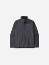 Patagonia Men's Better Sweater 1/4 Zip Fleece: Scales Sunken Blue
