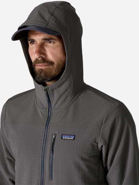 Patagonia Men's R2 Techface Pull Over : Forge Grey