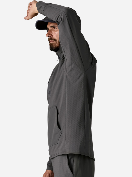 Patagonia Men's R2 Techface Pull Over : Forge Grey