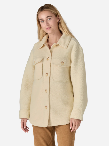 Patagonia Women's Retro Pile Shacket: Natural