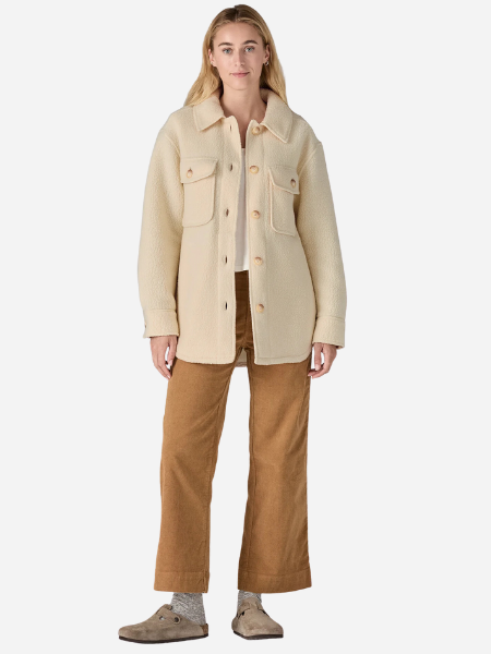 Patagonia Women's Retro Pile Shacket: Natural