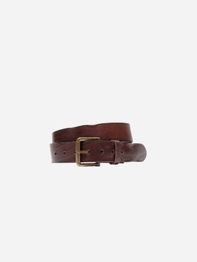 Will Leather Goods Vintage Washed Belt: Brown