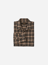 Filson Alaskan Guide Shirt: Light Brown/Peat/Multi-Plaid 