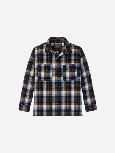 Filson Wool Jac-Shirt: Brown Multi-Color Plaid