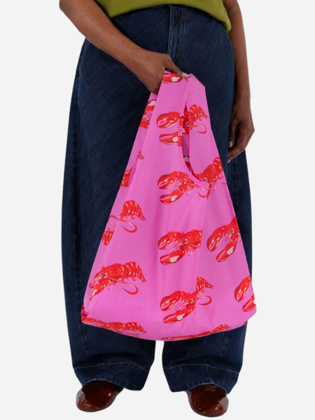 Baggu Standard Bag: Pink Lobster