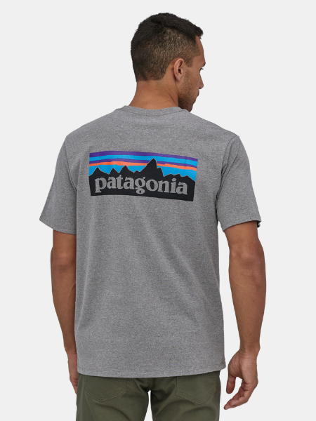 PATAGONIA MEN'S P-6 LOGO RESPONSIBILI-TEE