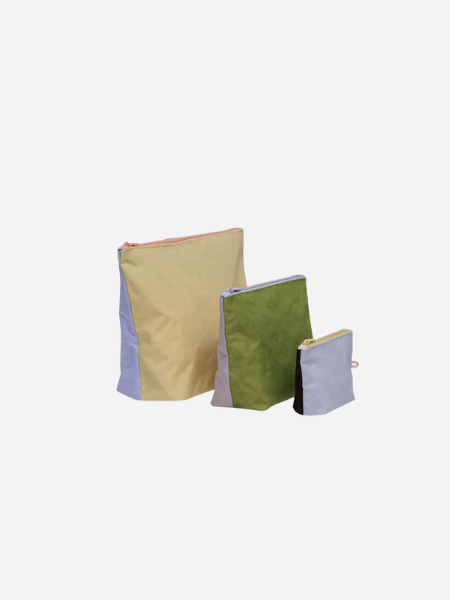BAGGU Go Pouch Set: Pastels Colorblock