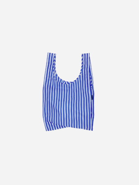 Baggu Standard Bag: Blue Painted Stripe