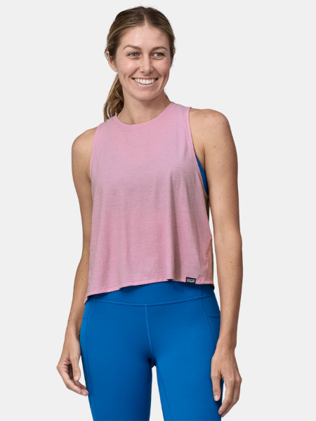 PATAGONIA WOMEN'S CAPILENE COOL TRAIL CROPPED TANK TOP