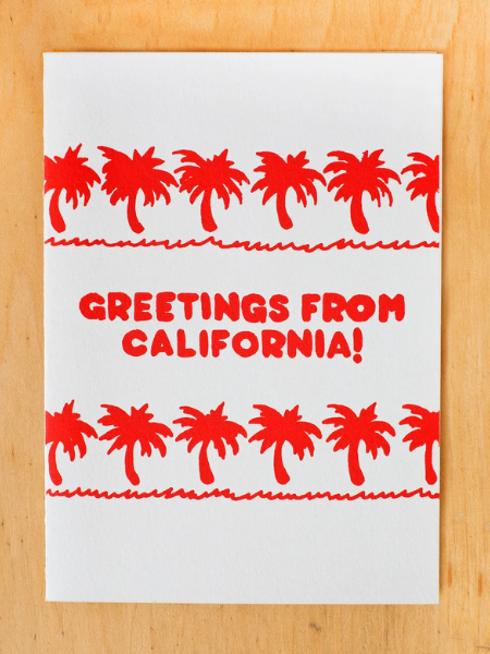 ALPHABET STUDIOS GREETINGS FROM CALIFORNIA PALMS