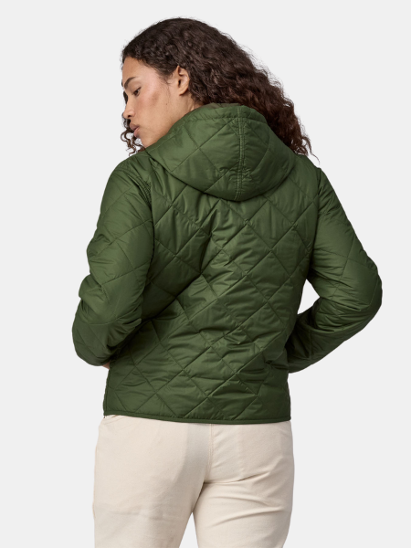 Patagonia Women s Diamond Quilted Bomber Hoody Torrey Pine Green S