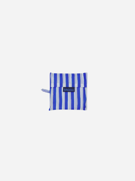 Baggu Standard Bag: Blue Painted Stripe