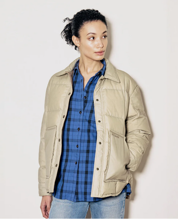 Filson Women's Waxed Down Barn Coat Filson - Main Image