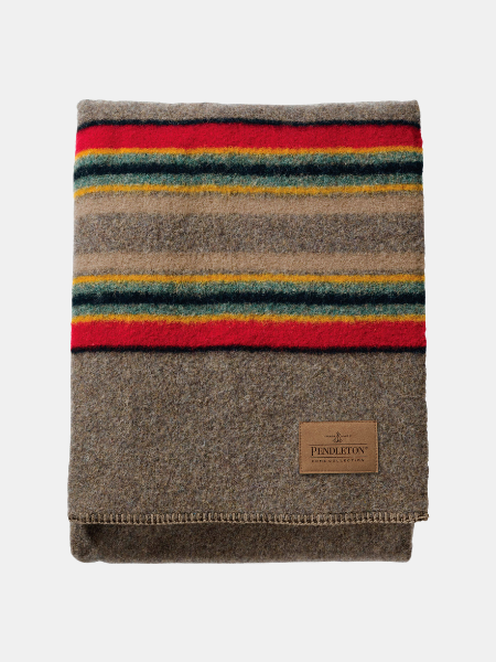 PENDLETON YAKIMA CAMP BLANKET - MINERAL UMBER TWIN