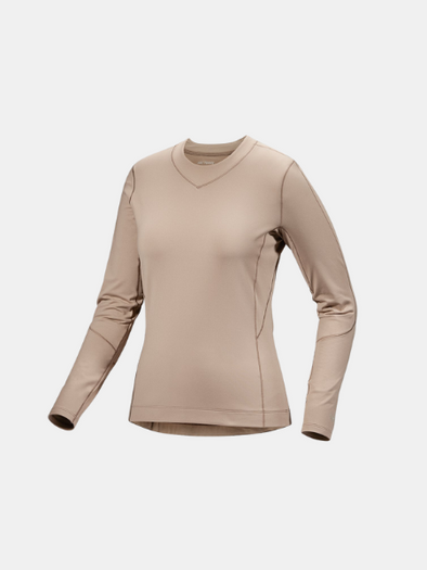 Arc'teryx Women's  Rho Crew Neck Long Sleeve- Smoke Bluff