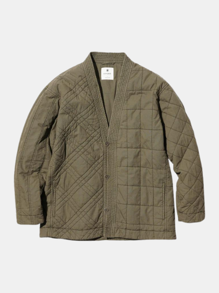 SNOW PEAK UPCYCLED COTTON QUILTED JACKET 