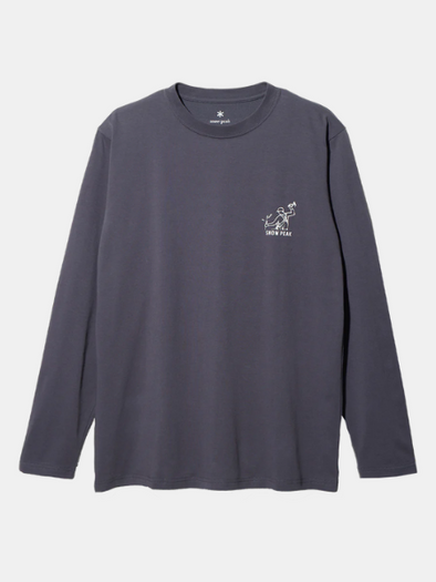 SNOW PEAK FOAM PRINTED LONG SLEEVE T-SHIRT