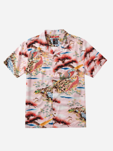 ROARK MEN'S ALOHA FROM JAPAN GONZO CAMP COLLAR SHIRT