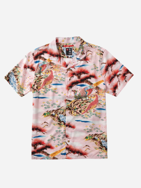 ROARK MEN'S ALOHA FROM JAPAN GONZO CAMP COLLAR SHIRT