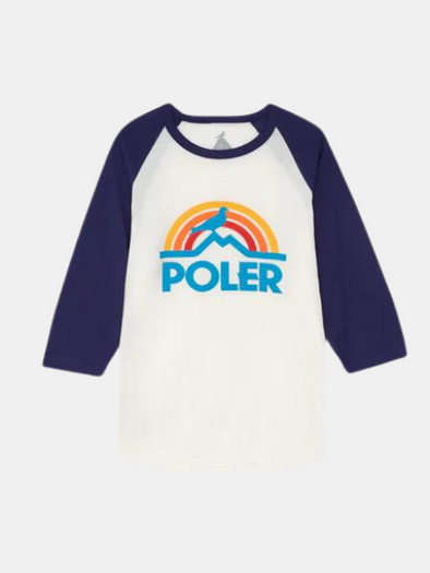 POLER PIGEON RAINBOW RAGLAN TEE