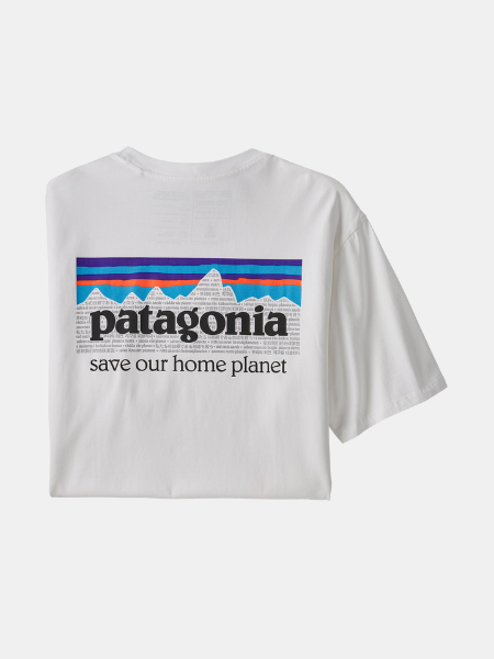 Patagonia P-6 Mission Organic T-Shirt - White - S - Men