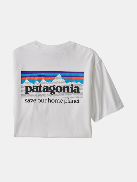 Patagonia Men's P-6 Mission Organic T-Shirt - White - XL