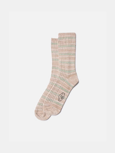 NUDIE JEANS CHUNKY SOCK ALLOVER STRIPE W