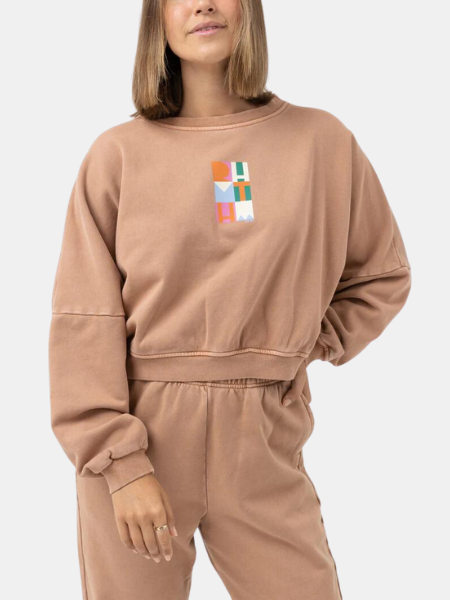 RHYTHM WOMEN'S STACKED SLOUCH FLEECE