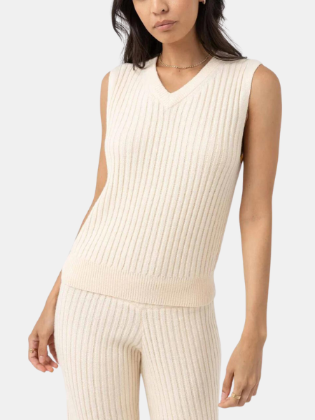RHYTHM WOMEN'S SHELL BEACH SWEATER VEST