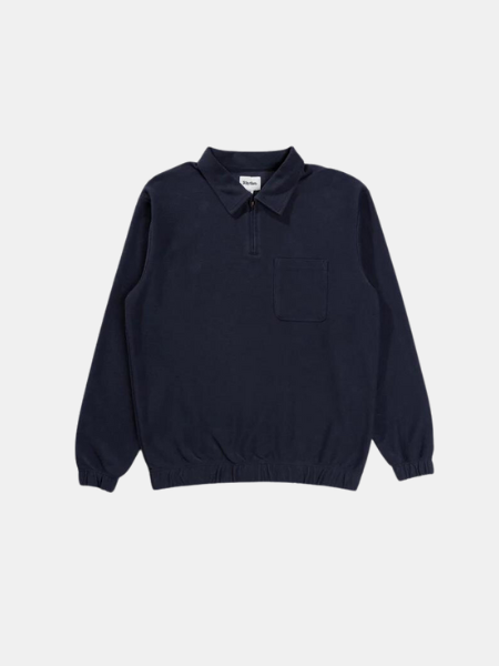 RHYTHM MEN'S REVERSE TERRY QUARTER ZIP