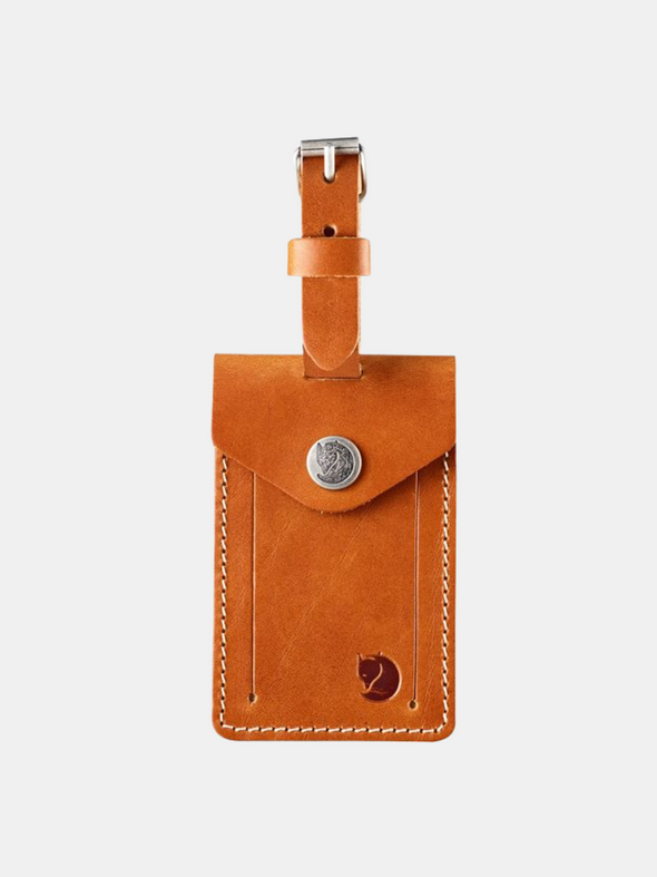 FJALLRAVEN LEATHER LUGGAGE TAG