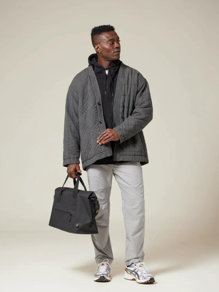 SNOW PEAK UPCYCLED COTTON QUILTED JACKET 