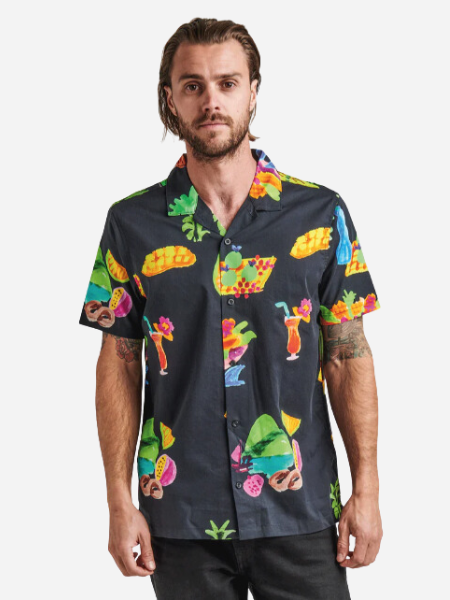 ROARK MEN'S GONZO CAMP COLLAR SHIRT