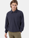 RHYTHM MEN'S REVERSE TERRY QUARTER ZIP