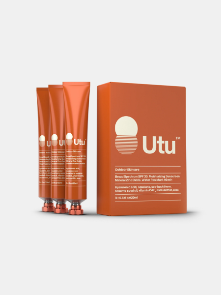 UTU OUTDOOR SKINCARE BROAD SPECTRUM SPF 30 MOISTURIZING SUNSCREEN