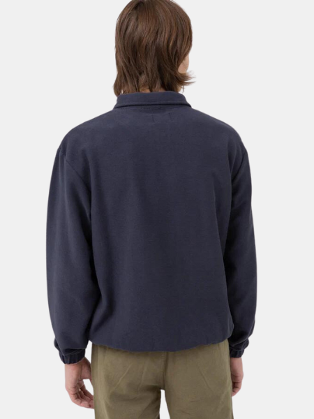 RHYTHM MEN'S REVERSE TERRY QUARTER ZIP